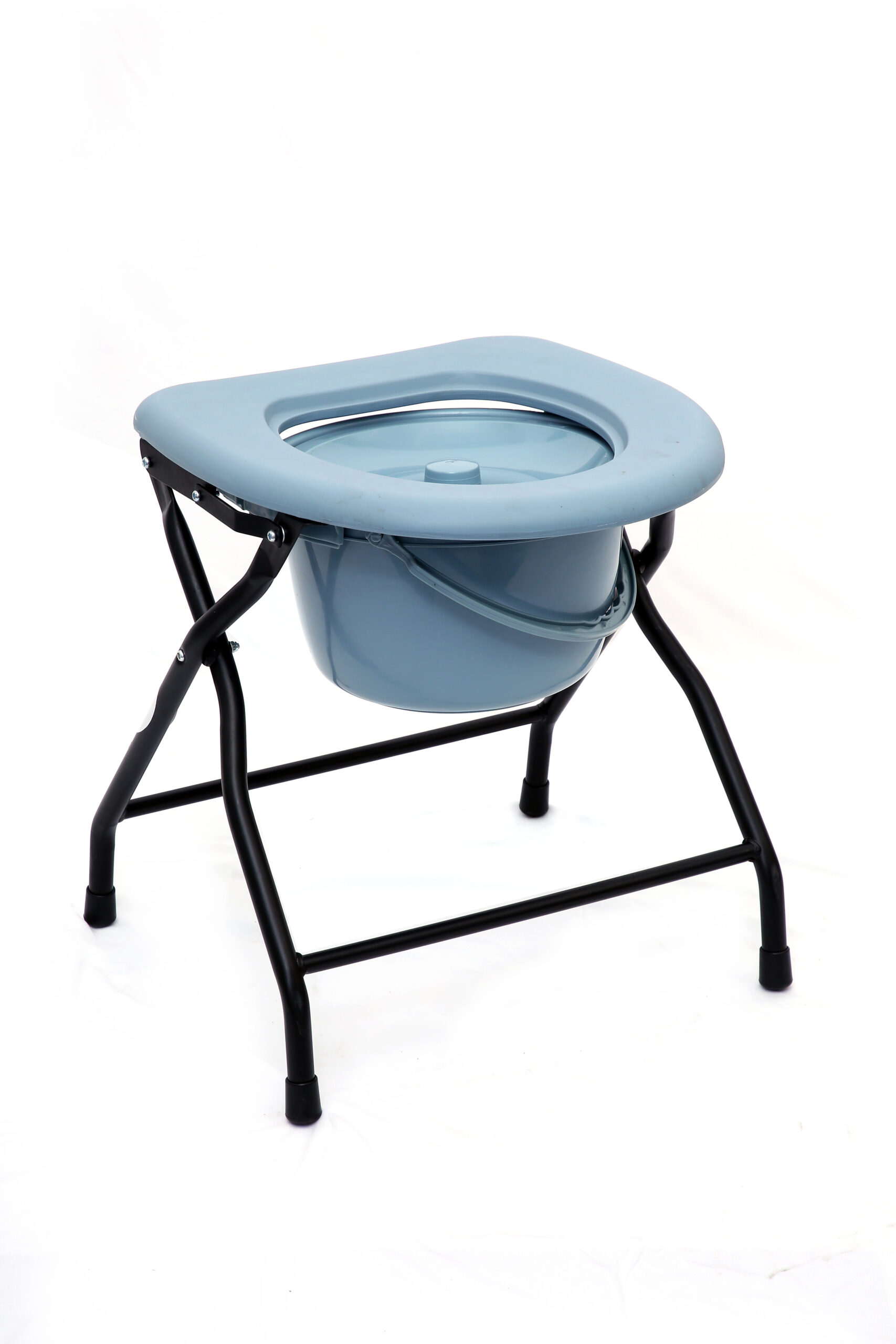 Healthy Commode Height Adjustable Aluminium Commode Chair with Wheel – UH 696L – Uphealthy